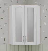 Шкаф подвесной угловой Style Line Эко Стандарт 45 ЛС-00002331 белый