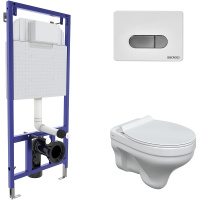Комплект унитаза с инсталляцией Berges Wasserhaus Novum 042441