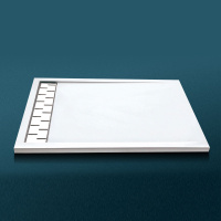 Душевой поддон из искусственного камня  (120х80) Vincea VST-2SR38012W, белый матовый