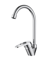 Смеситель для кухни однорычажный полимерный OneLife P11-001cr хром