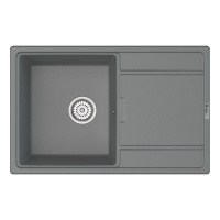 Мойка кухонная Point Лаура 78 PN3005AL, серый