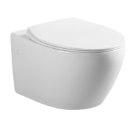 Унитаз подвесной безободковый Art&Max ELEGANT AM9316CHR (без сиденья)