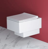 Унитаз подвесной безободковый Cezares Cadro CZR-5826-CHR