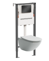Комплект унитаза с инсталляцией Ceramicanova Balance/Mono CN1905_121002MB
