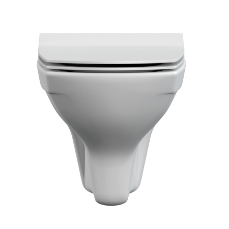 Подвесной унитаз безободковый Cersanit CARINA XL Clean On DPL EO slim S-MZ-CARINA-XL-COn-S-DL-w