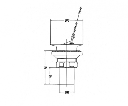 Сливное устройство для умывальника MOFEM 168-0004-00