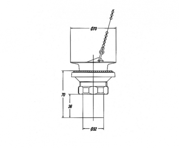 Сливное устройство для умывальника MOFEM 168-0004-00