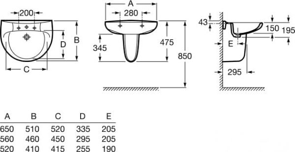 Полупьедестал для раковины Roca Dama Senso Square 337512000