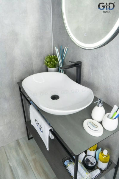 Раковина накладная (66,5х41) Gid N9175