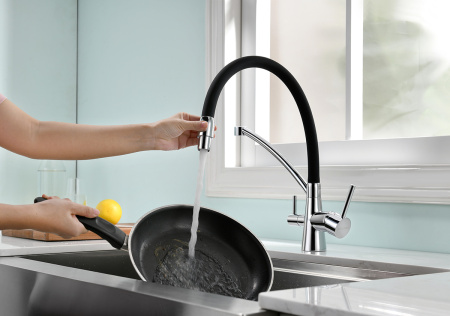 Смеситель для кухни с подключением к фильтру  Paulmark Siеgen Si213111-CR