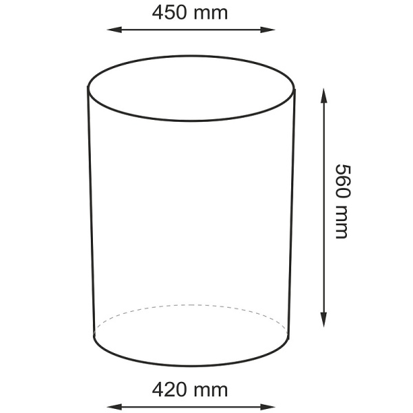 Корзина для белья WasserKRAFT Bever WB-240-L