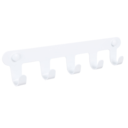 Планка 5 крючков Fixsen PRACTICA, белый FX-805W-5