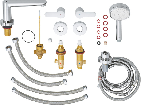 Смеситель для ванны на бортик Grohe BauEdge 25120 00A (2512000A)