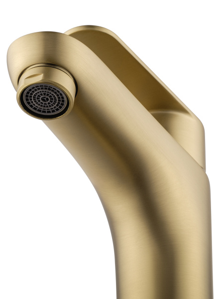 Смеситель для раковины WONZON & WOGHAND ALFA, брашированное золото WW-A40202-BG