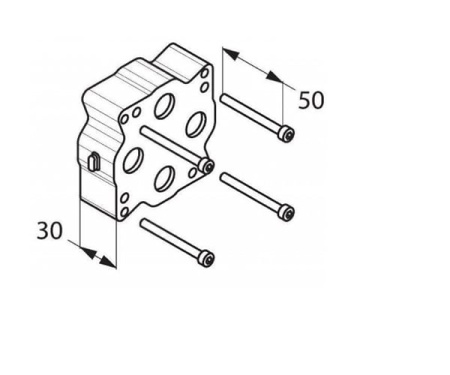 Удлинитель для внутренней части смесителя Kludi Flexx.Boxx 7300600-00