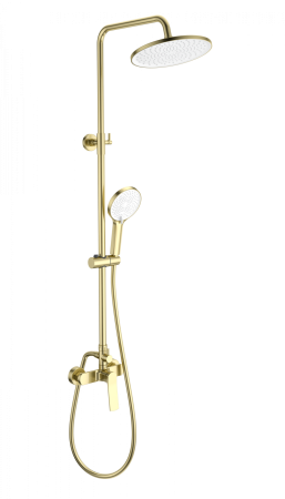 Душевая система WONZON & WOGHAND, брашированное золото WW-B3200-BG