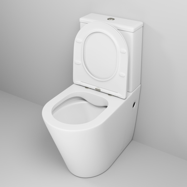 Унитаз напольный безободковый Grossman Color GR-4480MS с сиденьем микролифт