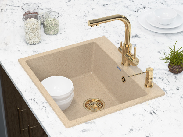 Смеситель для кухни с подключением к фильтру  Paulmark Essen Es213011-G