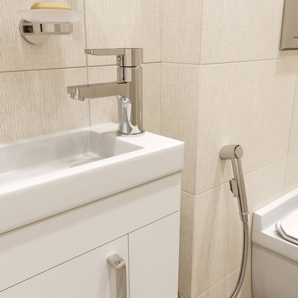 Смеситель для раковины с гигеническим душем IDDIS Sena (SENSB00i08)