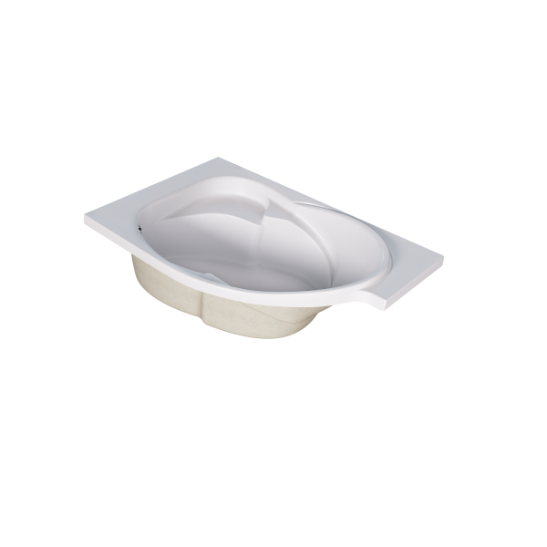 Акриловая ванна (175х110) Marka One Ergonomika 01эрг17511л