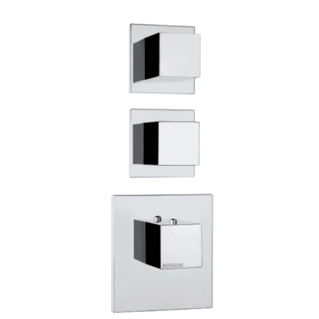 Термостат для душа на 2 потребителя Bossini HighFlow Outlets Z032203.030 хром