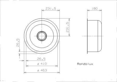 Мойка кухонная Reginox Rondolux L 40407
