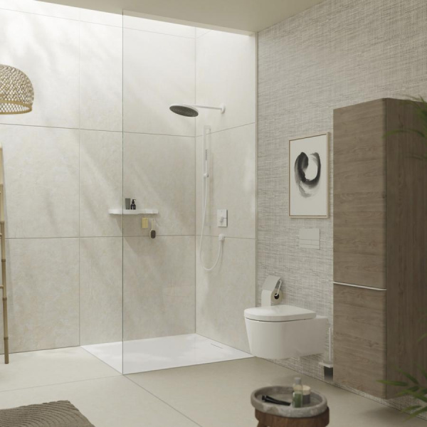 Ручной душ Hansgrohe Pulsify S 100 1jet EcoSmart+ 24126700 белый матовый