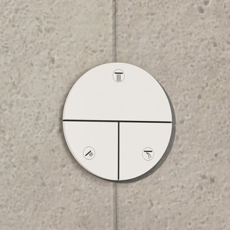 Переключатель потоков на 3 положения Hansgrohe ShowerSelect Comfort S 15558700 белый матовый