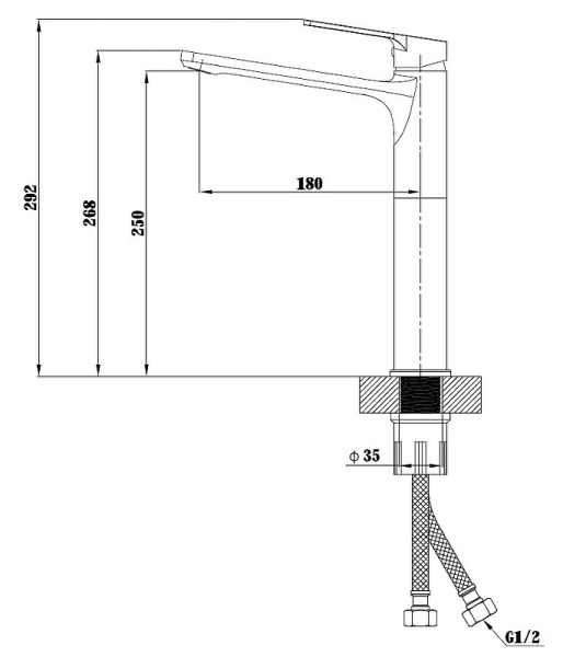 Смеситель для раковин ESKO SINGAPORE  black SB 25