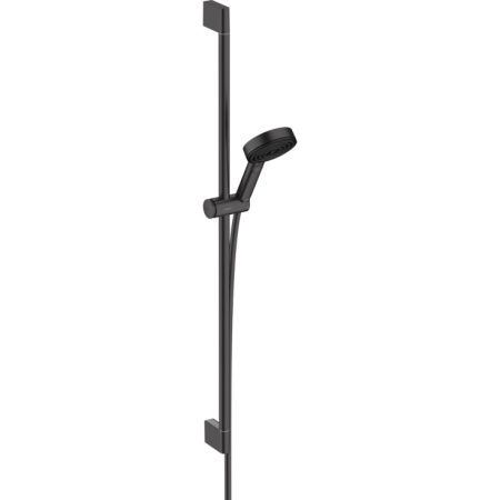 Душевой гарнитур Hansgrohe Pulsify Select 105 3jet Relaxation EcoSmart 24171670, черный матовый