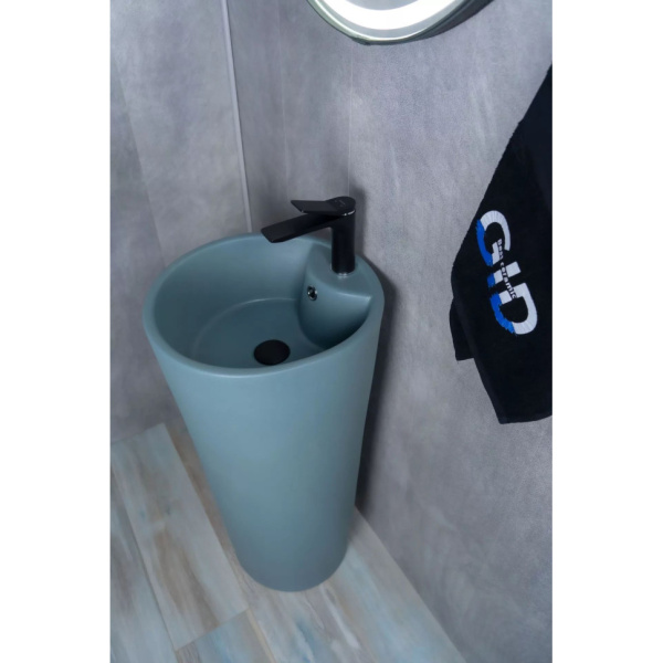 Раковина напольная (40х40) Gid Nb131gm (зеленая хаки)