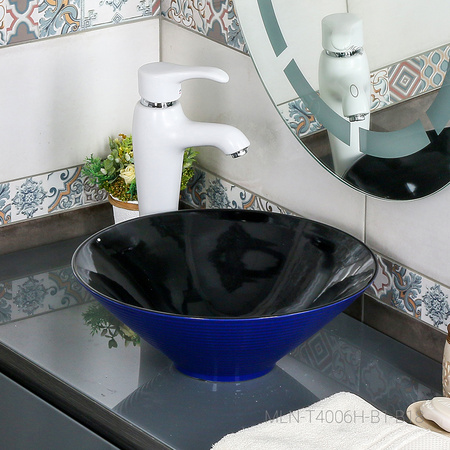 Раковина накладная (40,5х40,5) Melana 7020-B1+B18-806