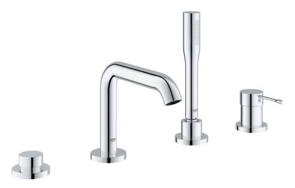 Смеситель однорычажный для ванны на 4 отверстия, Grohe Essence New 19578 001 (19578001)