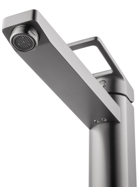 Смеситель для раковины высокий WONZON & WOGHAND FRAME, темный графит WW-88239010-BGM Смеситель для раковины высокий WONZON & WOGHAND FRAME, темный графит WW-88239010-BGM