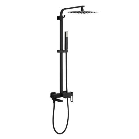 Душевая система с изливом BelBagno LUCELUC-VSCM-NERO