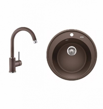 Комплект Blanco RIONA 45 (кофе) + MIDA (кофе) 521401M2
