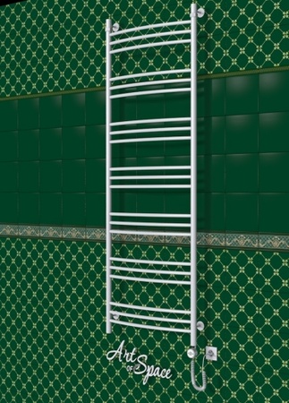 Электрический полотенцесушитель с функцией быстрой сушки ArtofSpace ARTICO EAAO6001800RAL9016RP