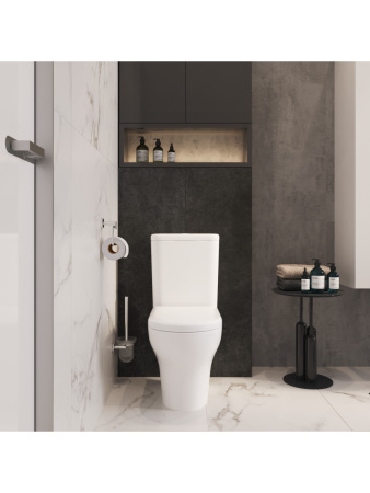 Унитаз напольный безободковый Vitra Zentrum  9824B003-7219 микролифт