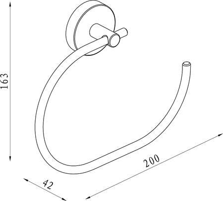 Полотенцедержатель Damixa Scandi Pro HASP34400