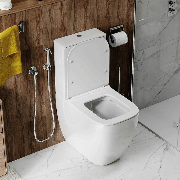 Унитаз компакт Cerutti SPA Chika CT8708 с бачком и сиденьем Микролифт