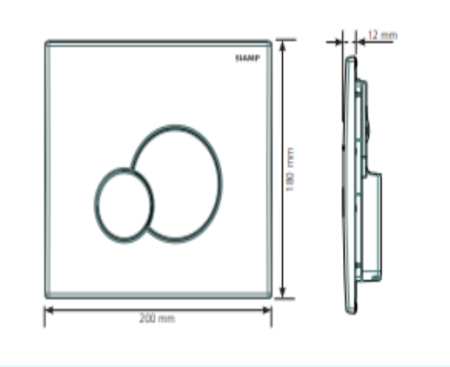 Клавиша смыва SIAMP 10011948