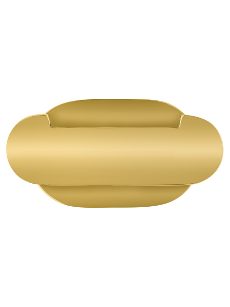 Двойной крючок для ванной WONZON & WOGHAND FIRST, глянцевое золото WW-8425-LG