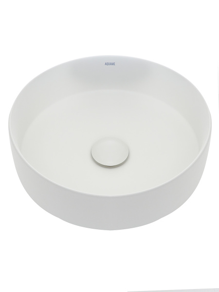 Раковина накладная (35,5x35,5) AQUAme AQM5012MW