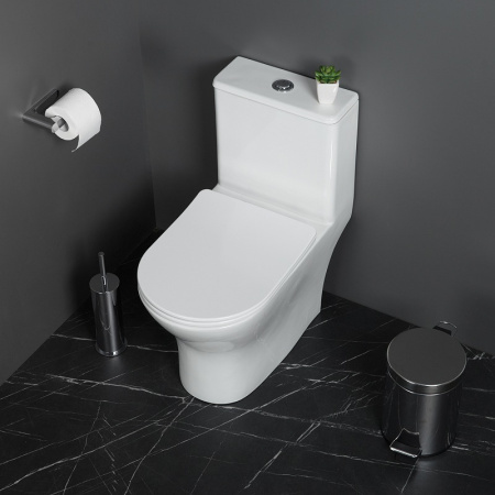 Унитаз напольный BelBagno Lounge BB8618CPR-MN/SC