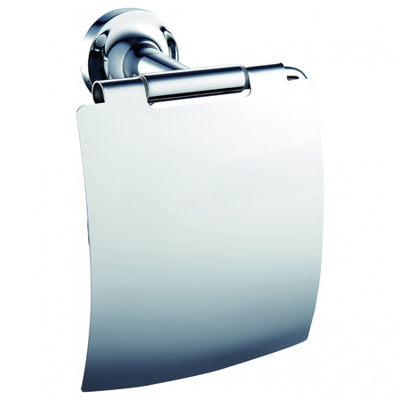 Держатель для туалетной бумаги с крышкой WONZON & WOGHAND SIMPLE, хром WW-6526