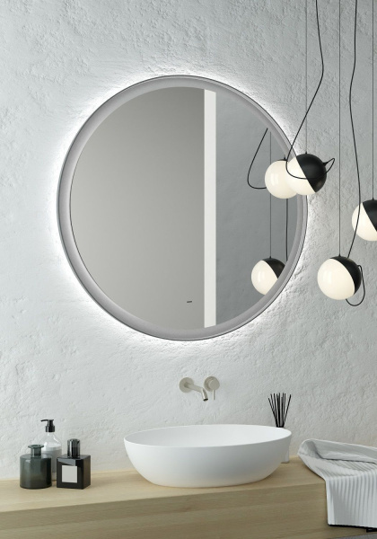 Зеркало с подсветкой Art&Max Napoli AM-Nap-1000-DS-F-Grey