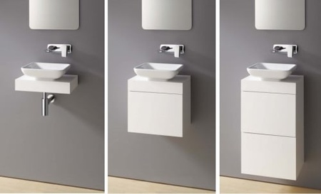 Раковина отдельностоящая белая Kludi Plus 49W0343