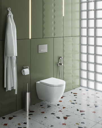 Унитаз подвесной безободковый CEZARES STYLUS CZR-6601-TH-TOR/CZR-2011-SC микролифт