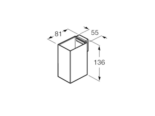 Стакан Roca Rubik 816843001