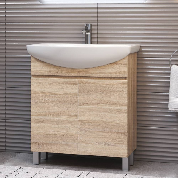 Тумба под раковину напольная VIGO Wing 70 tn.WIN.BAL.70.2D дуб сонома